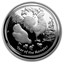 2017 Australia 1 oz Silver Lunar Rooster Proof (w/Box & COA)