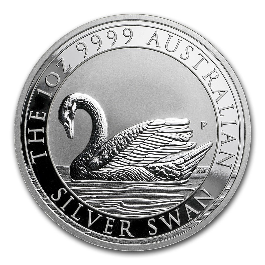 2017 Australia 1 oz Silver Swan BU
