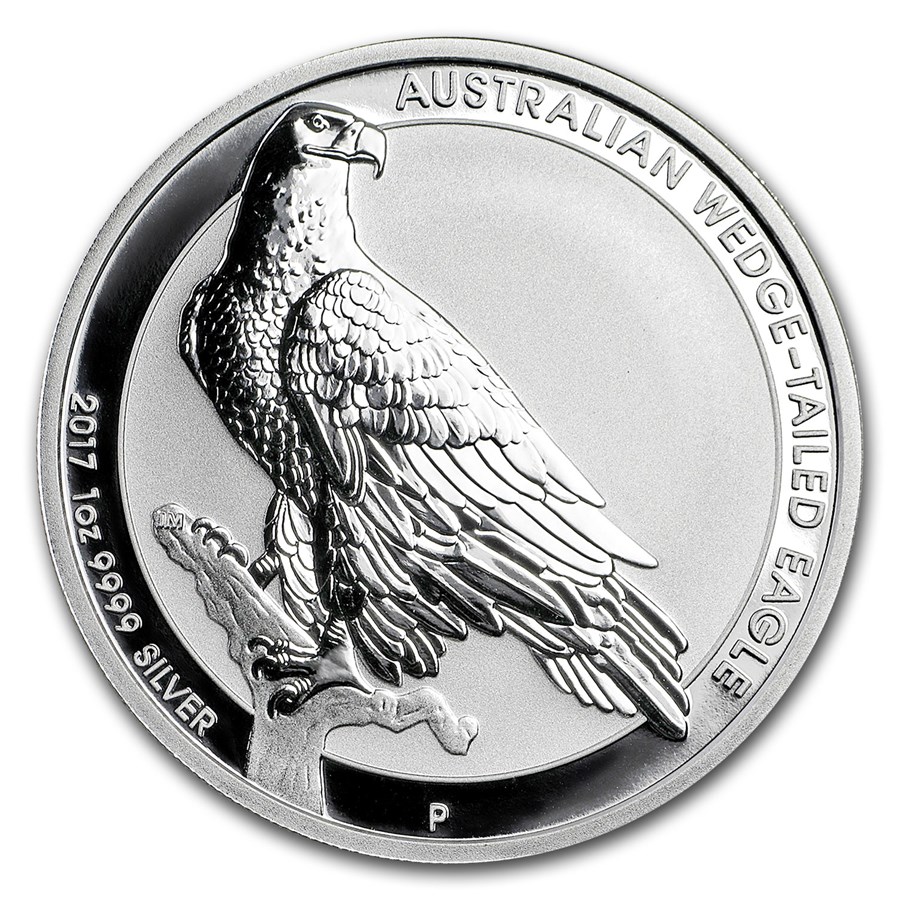 2017 Australia 1 oz Wedge Tailed Eagle Silver BU