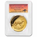 2017 Australia 2 oz Gold Kangaroo High Relief PR-69 DCAM HR PCGS