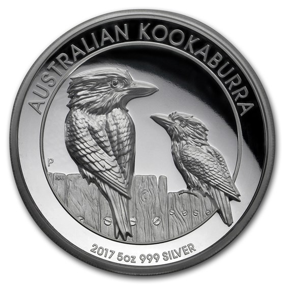 2017 Australia 5 oz Silver Kookaburra Proof (High Relief) 2017 Australia 5 oz Silver Kookaburra Proof (High Relief)