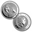 2017 Australia Silver Kookaburra 2-Coin Set BU/Proof