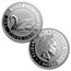 2017 Australia Swan 3-Coin Set BU/Proof