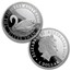 2017 Australia Swan 3-Coin Set BU/Proof