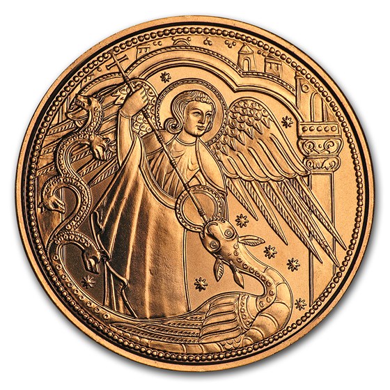 2017 Austria Copper €10 Guardian Angels (Michael) 2017 Austria Copper €10 Guardian Angels (Michael)