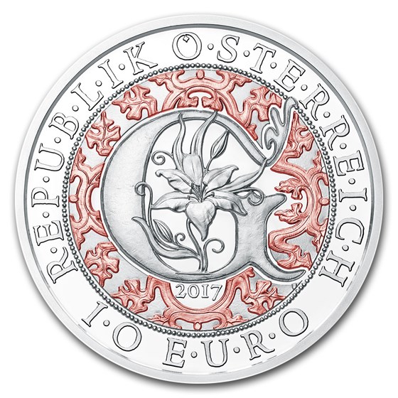 2017 Austria Proof Silver €10 Guardian Angels (Gabriel) 2017 Austria Proof Silver €10 Guardian Angels (Gabriel)