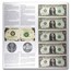 2017 (B-New York) $1.00 FRN CU (Fr#3003-B) 5 Uncut sheet