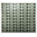 2017 (B-New York) $1.00 FRN CU (Fr#3003-B) 50 Uncut sheet