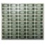 2017 (B-New York) $1.00 FRN CU (Fr#3003-B) 50 Uncut sheet