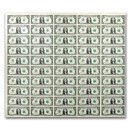 2017 (B-New York) $1.00 FRN CU (Fr#3003-B) 50 Uncut sheet