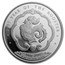2017 Bhutan 1 oz Silver Lunar Rooster BU