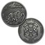 2017 Burkina Faso Silver Spirit of Africa Rhinoceros 6-Coin Set