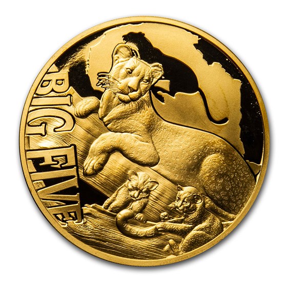 2017 Cameroon 1 oz Gold Proof Leopard (The Big Five) 2017 Cameroon 1 oz Gold Proof Leopard (The Big Five)