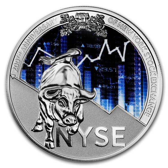 2017 Cameroon 1 oz Silver 200th Anniversary of NY Stock Exchange 2017 Cameroon 1 oz Silver 200th Anniversary of NY Stock Exchange