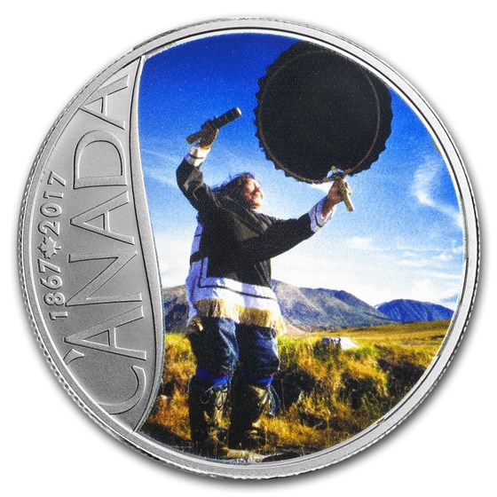 2017 Canada 1/2 oz $10 Celebrating Canada's 150th: Drum Dancing 2017 Canada 1/2 oz $10 Celebrating Canada's 150th: Drum Dancing