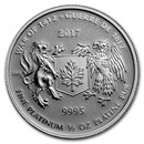 2017 Canada 1/2 oz Platinum War of 1812 BU