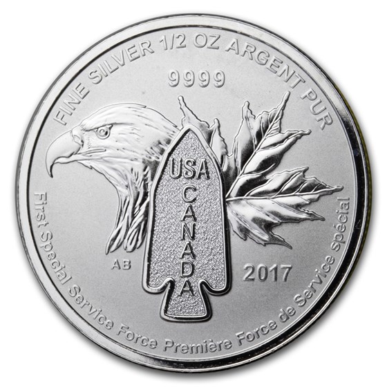 2017 Canada 1/2 oz Silver $2 Devil's Brigade BU 2017 Canada 1/2 oz Silver $2 Devil's Brigade BU