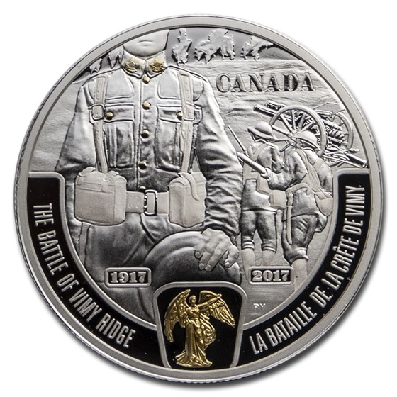 2017 Canada 1 oz Ag $20 Anniversary of the Battle of Vimy Ridge 2017 Canada 1 oz Ag $20 Anniversary of the Battle of Vimy Ridge