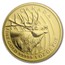 2017 Canada 1 oz Gold Elk .99999 BU (Dmgd/No Assay)