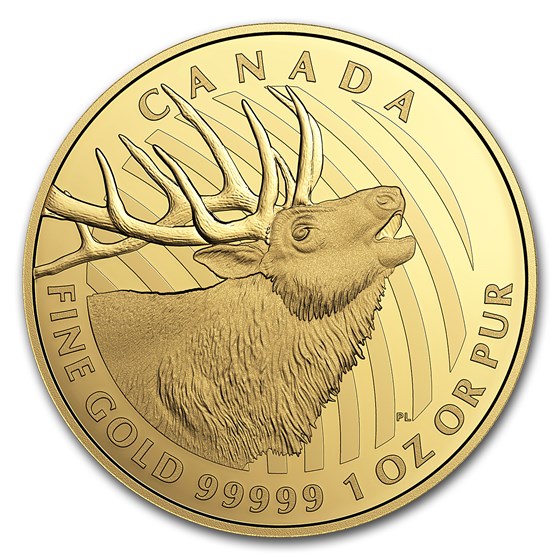 2017 Canada 1 oz Gold Elk .99999 Proof 2017 Canada 1 oz Gold Elk .99999 Proof