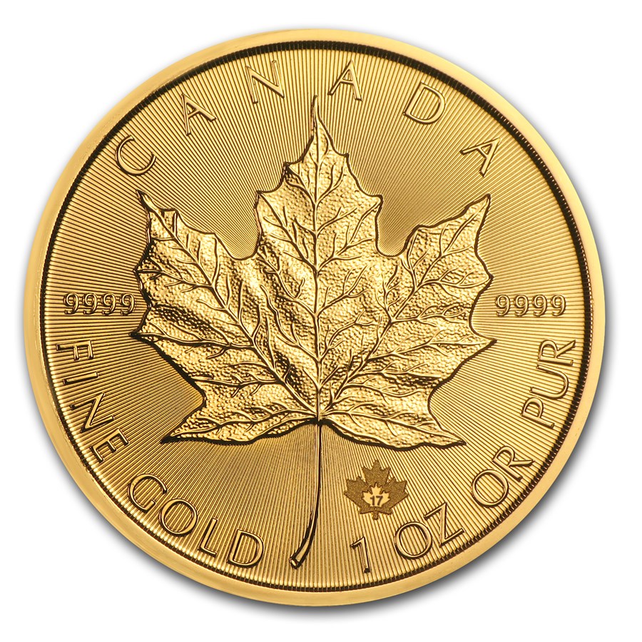 2017 Canada 1 oz Gold Maple Leaf BU