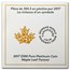 2017 Canada 1 oz Platinum $300 Maple Leaf Forever