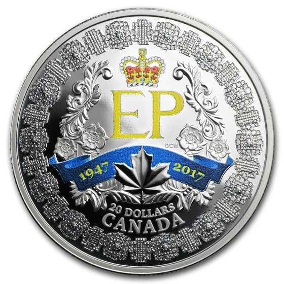 2017 Canada 1 oz Silver $20 A Platinum Celebration 2017 Canada 1 oz Silver $20 A Platinum Celebration