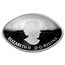 2017 Canada 1 oz Silver $25 Football-Shaped Coin Proof