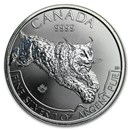 2017 Canada 1 oz Silver Predator Series Lynx (Abrasions)