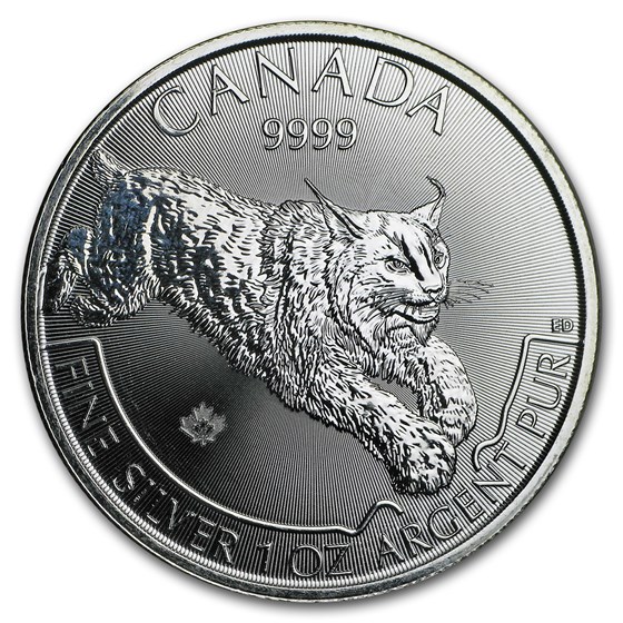 2017 Canada 1 oz Silver Predator Series Lynx (Abrasions) 2017 Canada 1 oz Silver Predator Series Lynx (Abrasions)