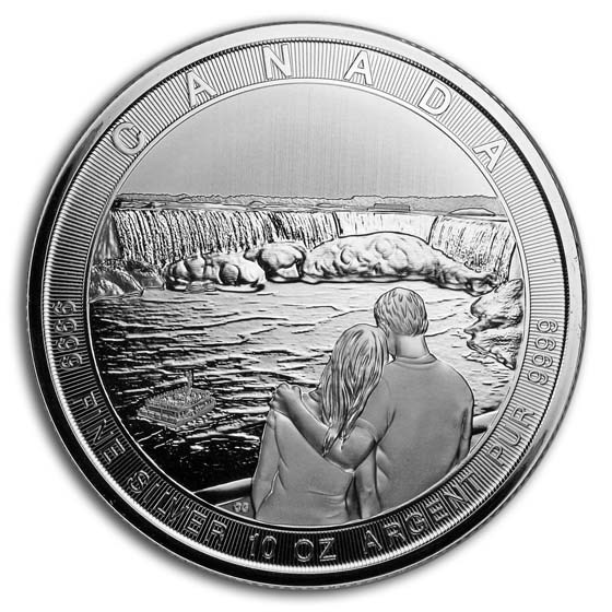 2017 Canada 10 oz Silver $50 Niagara Falls BU 2017 Canada 10 oz Silver $50 Niagara Falls BU