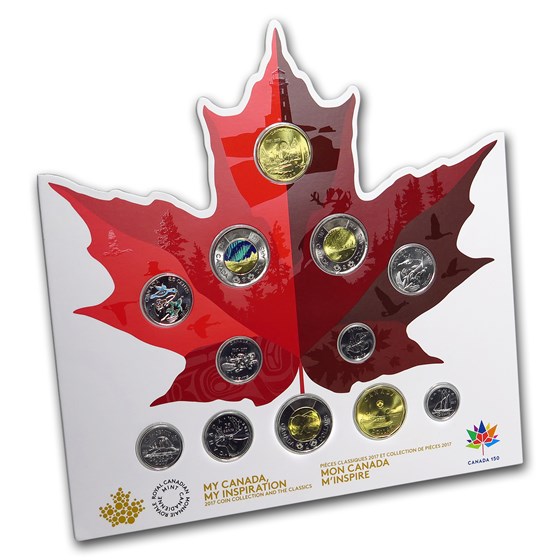 2017 Canada 12-Coin Canada 150 Circulation Collection 2017 Canada 12-Coin Canada 150 Circulation Collection
