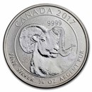 2017 Canada 3/4 oz Silver Big Horn Sheep BU (Milk Spots)
