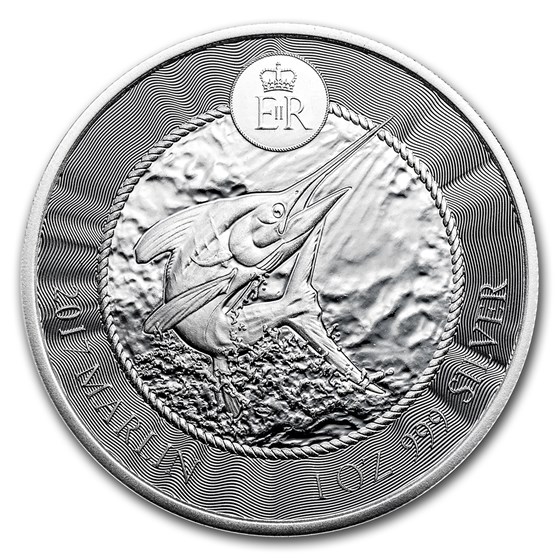 2017 Cayman Islands 1 oz Silver Marlin BU 2017 Cayman Islands 1 oz Silver Marlin BU