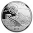 2017 China 1 oz Silver Panda Moon Festival PF-70 NGC (FR)