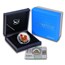 2017 China 1 oz Silver Rooster Proof (Colorized, w/Box & COA)