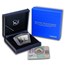 2017 China 1 oz Silver Rooster Proof Fan Coin (w/Box & COA)
