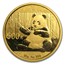 2017 China 30 gram Gold Panda BU (Sealed)