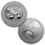 2017 China 4-Coin Silver Panda Proof Set (Munich Show)