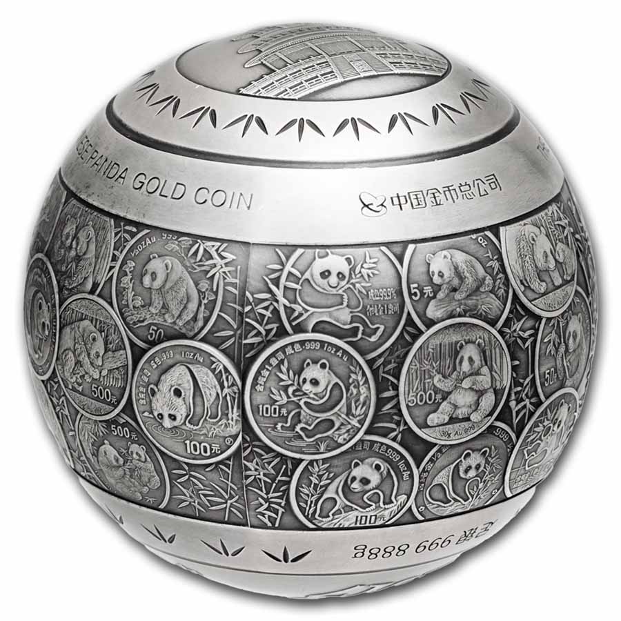Buy 2017 China 888 gram Silver Panda 35th Anniv Sphere | APMEX