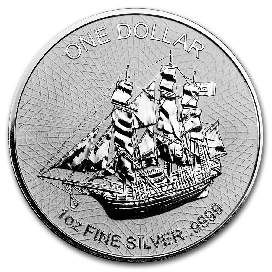 2017 Cook Islands 1 oz Silver Bounty Coin (Version 2)