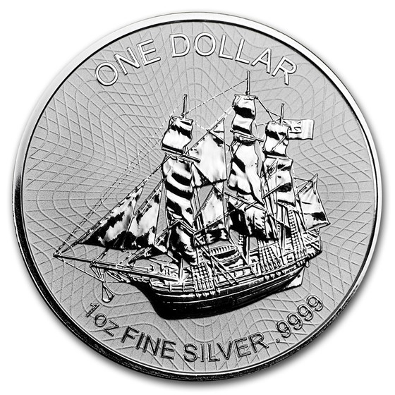 2017 Cook Islands 1 oz Silver Bounty Coin (Version 2) 2017 Cook Islands 1 oz Silver Bounty Coin (Version 2)