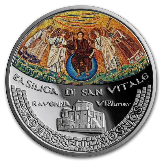 2017 Cook Islands 1 oz Wonderful Mosaics - Basilica di San Vitale 2017 Cook Islands 1 oz Wonderful Mosaics - Basilica di San Vitale
