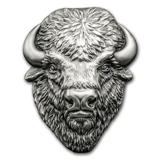 2017 Cook Islands 2 oz Silver Antique Finish American Buffalo 2017 Cook Islands 2 oz Silver Antique Finish American Buffalo