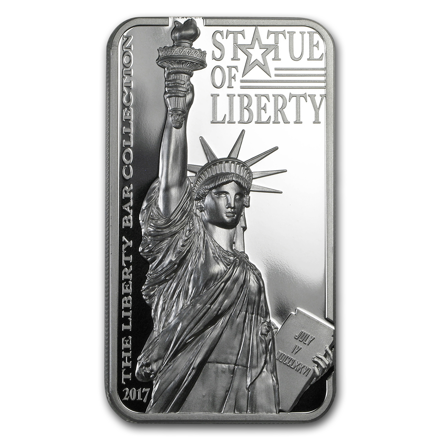 Buy 2017 Cook Islands 2 oz Silver Statue of Liberty Bar Coin | APMEX