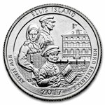 2017-D ATB Quarter Ellis Island National Monument 40-Coin Roll BU