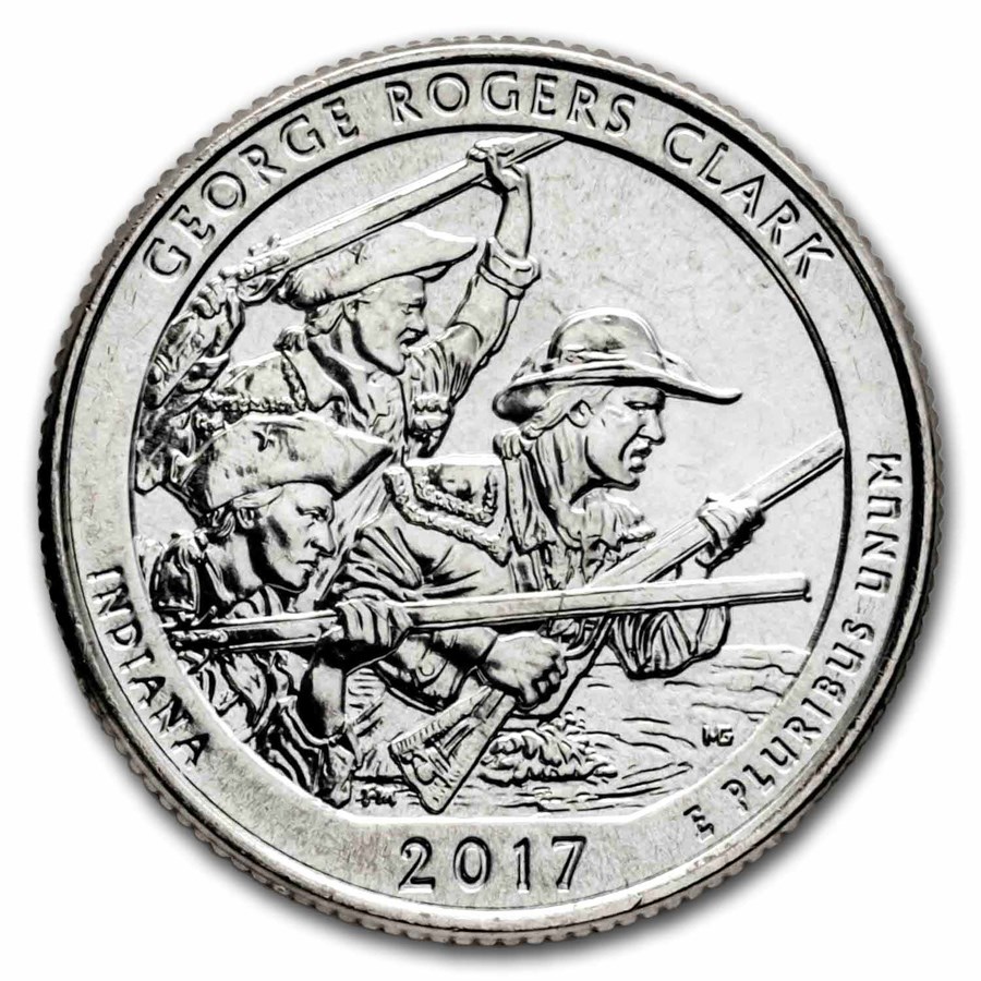 2017-D ATB Quarter George Rogers Clark National Park BU
