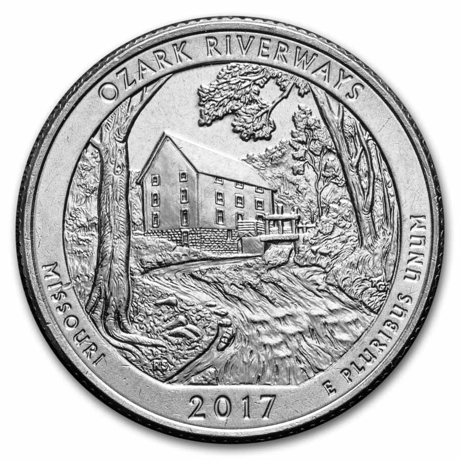2017-D ATB Quarter Ozark National Scenic Riverways BU