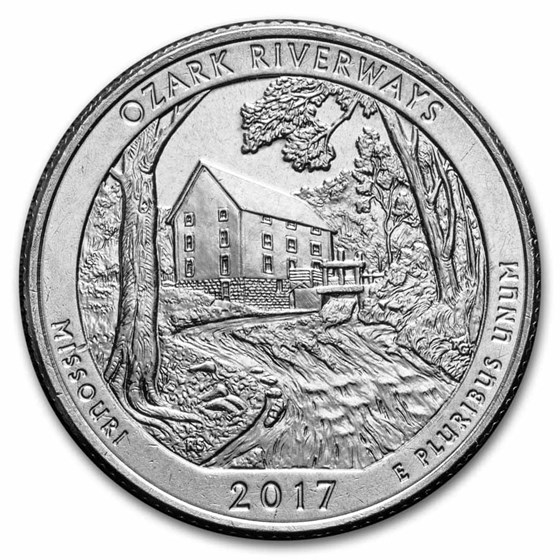2017-D ATB Quarter Ozark National Scenic Riverways BU 2017-D ATB Quarter Ozark National Scenic Riverways BU