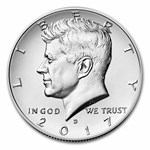 2017-D Kennedy Half Dollar 20-Coin Roll BU